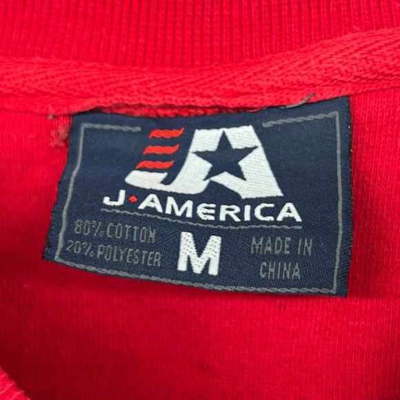 OHIO STATE Sweatshirt Adult M Buckeyes OSU University Columbus OH Fleece Red - Picture 5 of 13